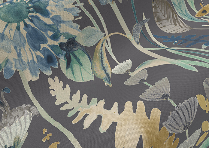 Zebedee, Teal - Made to Measure Curtains - Image 4